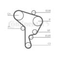 Continental Ctam Zahnriemensatz Ct1044K2 für VW Polo 4 9A4 9A2 9N2 9A6 Sdi Skoda