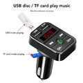 Dual USB Bluetooth Ladegerät KFZ Adapter FM Transmitter Auto Radio MP3 Player