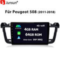 4+64G Carplay Für Peugeot 508 2011-2018 Android 13 Autoradio GPS NAVI 4G WIFI BT