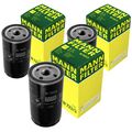 3x Original MANN-FILTER Ölfilter für Arbeitshydraulik W 723/3 Oil Filter