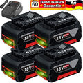 4X Original 18V 8Ah Akku für Bosch Professional GBA GSR GSB BAT618 BAT609 BAT620