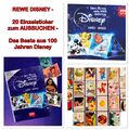 REWE DISNEY 20 Sticker AUSSUCHEN aus 180 Sammelstickern Das Beste aus 100 Jahren