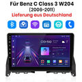 2+32GB Autoradio Für Mercedes C Class W204 S204 Android 14 Carplay GPS RDS WiFi