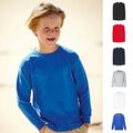 Kinder T-Shirt Langarm Fruit of the loom Valueweight Kind Junge Shirt Longsleeve