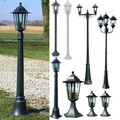 1-6x Garten Pollerleuchte Wegelampe Standleuchte Außenleuchte Stehlampe110 230cm