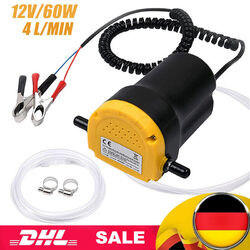 Dieselpumpe Ölabsaugpumpe Heizölpumpe Kraftstoffpumpe selbstansaugend 12V 60W