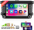 2+64GB Android 13 Autoradio GPS Navi RDS für VW GOLF 5 6 Plus Passat Touran Polo