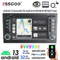 Android 13 Carplay Für Audi A4 S4 RS4 B6 B7 B8 SEAT EXEO Autoradio GPS Navi RDS