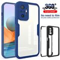 Handy Hülle für Xiaomi 11T 12T Redmi Note12 11 10 Pro 360 Grad Schutz Cover Case