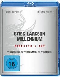 Stieg Larsson: MILLENNIUM TRILOGIE, Director's Cut (3 Blu-ray Discs) NEU+OVP