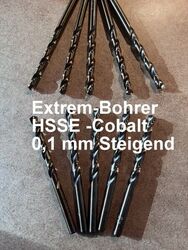 Spiralbohrer Metallbohrer HSSE Bohrer DIN 338 Extra Stahlbohrer Cobalt Wahl 0,1 