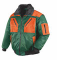 teXXor OSLO Pilotenjacke 4in1-Jacke grün/orange Winterjacke Arbeitsjacke