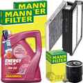 MANN INSPEKTIONSPAKET+MANNOL 5W-20 MOTORÖL passend für 1.4 HYUNDAI i30 GD 101 PS