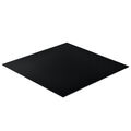 Glasplatte 70x70cm Glasscheibe Tischplatte ESG Glas Kaminplatte Schwarz DIY