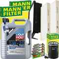 MANN INSPEKTIONSPAKET+LIQUI MOLY 5W-20 ÖL passend für HYUNDAI i20 PB PBT 76-86PS