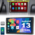 Apple Carplay Autoradio Android13 64G Navi Für Audi A4 2000-2008 S4 8E 8H B6 B7