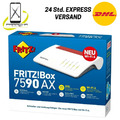 AVM FRITZ!BOX 7590 AX V2 DSL Modem WLAN Router WiFi 6 Netzwerk Mesh DECT Basis