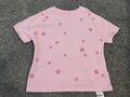 Mädchen neu rosa Blume T-Shirt Alter 6-7