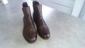 Chelsea Boots Stiefelette Boots Leder Gr. 41 Braun