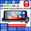 Autoradio BT5.0 Für BMW E90 E91 iDrive 4G CarPlay Android 14 Multimedia GPS Navi