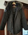 Superdry Everest Parka in Jet Black Herren Winterjacke Gr L Neuwertiger Zustand