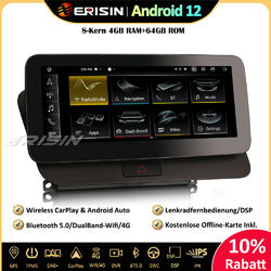 10.25" 8-Kern IPS Android 13 Autoradio GPS DAB+ CarPlay Wifi Navi 4G Für Audi Q54GB+64GB√AndroidAuto√Bluetooth5.0√SWC√TPMS√DVR√USB√DSP√