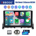 Carplay Autoradio Android13 Für Mercedes Benz C-Klasse W204 S204 32G GPS NAVI BT