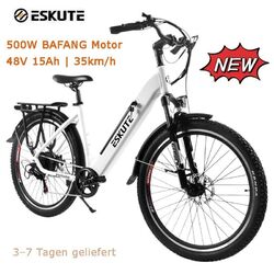 ESKUTE 27,5 Zoll Elektrofahrrad 500W BAFANG E-Mountainbike 48V/15AH eBike 35km/h