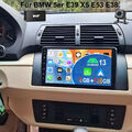 DAB+ 6+128G Android 13 Autoradio Carplay GPS BT WIFI KAM Für BMW 5er E39 7er E38