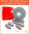 BREMBO BREMSSCHEIBEN + BELÄGE VORNE Ø312 AUDI TT TT Roadster A1 VW CC 3498316