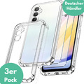 Hülle + 2X Schutzglas für Samsung Galaxy A25 5G Panzerfolie Display Case Full 9H