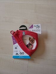 Curli Hundegeschirr  Clasp Vest Air-Mash xxs Rot Einmal Getragen 