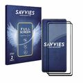 Savvies 2x Full Cover für Samsung Galaxy S20 FE Schutzpanzer Glasfolie 9H