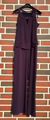 3suisses Overall Jumpsuit Gr. 38 Lila Aubergine Polyester Elasthan elegant TOP