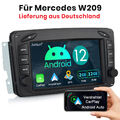 Für Mercedes C/CLK/G Klasse W203 W209 Vito Autoradio Carplay DAB+ Android 12 GPS