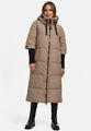 Navahoo Damen Winterjacke Steppjacke Winter Jacke lang warm Mantel Parker B988