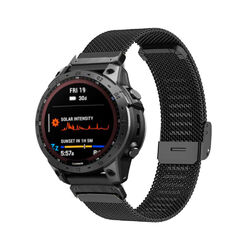 Quick Fit Luxus Metall Armband für Garmin Fenix E/8/7/7X 6/6X Pro 5/5X Plus 3 HR