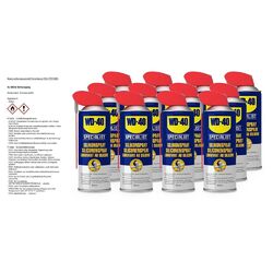 WD-40 SPECIALIST 12x 400 ml HOCHLEISTUNGS-SILIKONSPRAY SCHMIERMITTEL TRENNMITTELDie Nr.1* für Autoteile: Top-Preis-Leistungs-Verhältnis