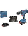 Bosch Professional 18V GSB 18V-21 Akku Schlagbohrschrauber 2x 2.0 Ah Akku / Neu 