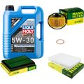 MANN Inspektionspaket 5 L LIQUI MOLY Longtime High Tech 5W-30 für Nissan Qashqai