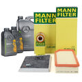 MANN Filterset + 7L ORIGINAL 5W30 MB 229.51 für MERCEDES W203 S203 OM611/612/646