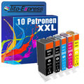 10 Patronen für Canon PGI-580 CLI-581 Pixma TR 7550 TR 8550 TS 6150 TS 6151