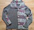 Wolle Mohair Strickjacke Gr. L Jacke Pullover Mit Knöpfe Schafwolle Chic Stylisc