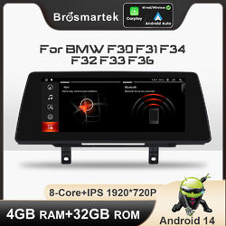 10.25" Android 14 Autoradio CarPlay 32G WiFi FÜR BMW F30 F31 F32 F33 F34 F36 NBT