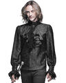 Devil Mode Herren Gothic Shirt Oberteil schwarz Steampunk Regency Aristokrat + Krawatte