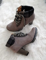 Boots Stiefel Sneaker Stiefeletten Hohe Schuhe Winterschuhe Grau Pumps Zara h&m