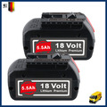 2x 18 Volt Für Bosch BAT618 BAT610G Akku Ersatzakku GBA 18V 5,5Ah GSR GSB BAT620