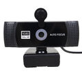 Webcam mit Mikrofon und Stativ, USB Full HD 1080p 30fps Webkamera für PC/Laptop