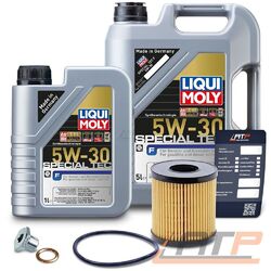 ÖLFILTER + 5W-30 MOTORÖL FÜR FORD C-MAX FOCUS GALAXY KUGA MONDEO S-MAX 2.0 TDCI# INKL. 6l 5W-30 LIQUI MOLY Special Tec F Motoröl #