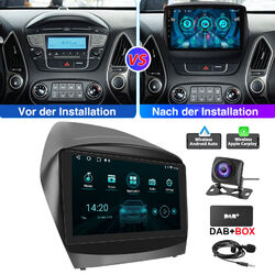 32G Apple Carplay Android13 Autoradio DAB GPS NAVI Kamera Für Hyundai ix35 10-15